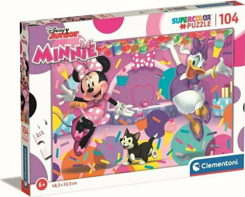 Puzzle Minnie Mouse 104st. Gulv