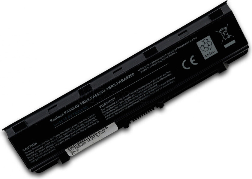 - Batteri til bærbar PC - litiumion - 4-cellers - 2800 mAh