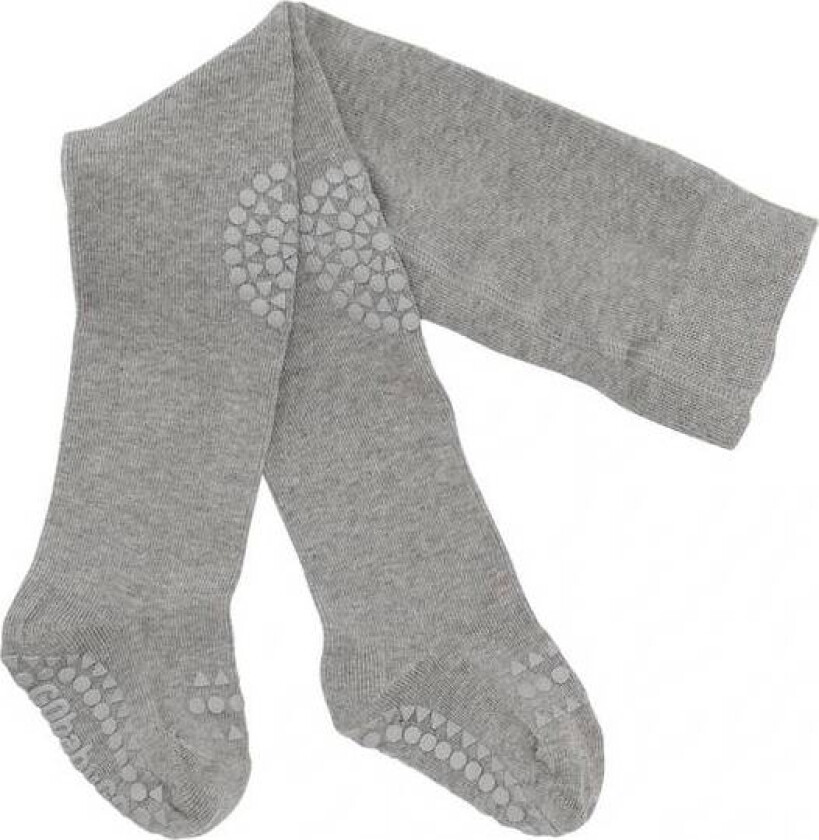 GObabyGO Strømpebukser Grey Melange str. 6-12 mdr