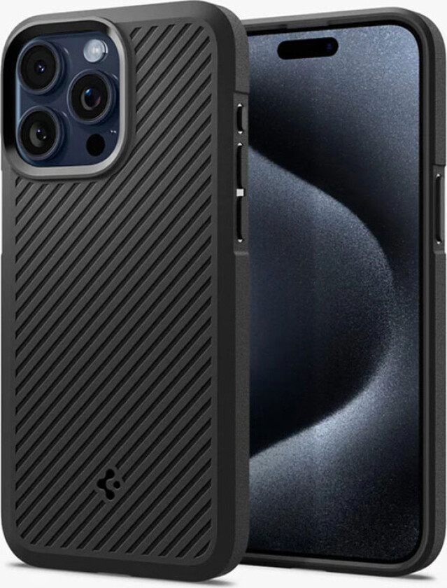Spigen ACS06441, Etui, , iPhone 15 Pro Max, 17 cm (6.7"), Sort