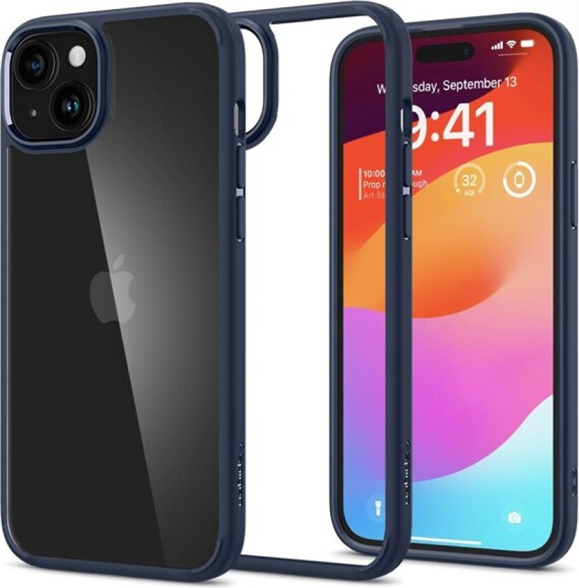 Spigen Spigen Crystal Hybrid, navy blue - iPhone 15 Plus