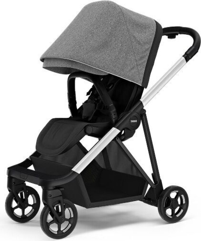 , Kombi-/duovogn, Shine Inkl. Maxi-Cosi Cabriofix & Base - Grey Melange/aluminum