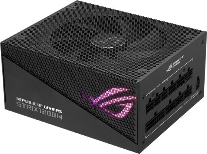 ROG STRIX Gold Aura Edition - 1200W Strømforsyning (PSU) - 1200 Watt - 135 mm - 80 Plus Gold sertifisert