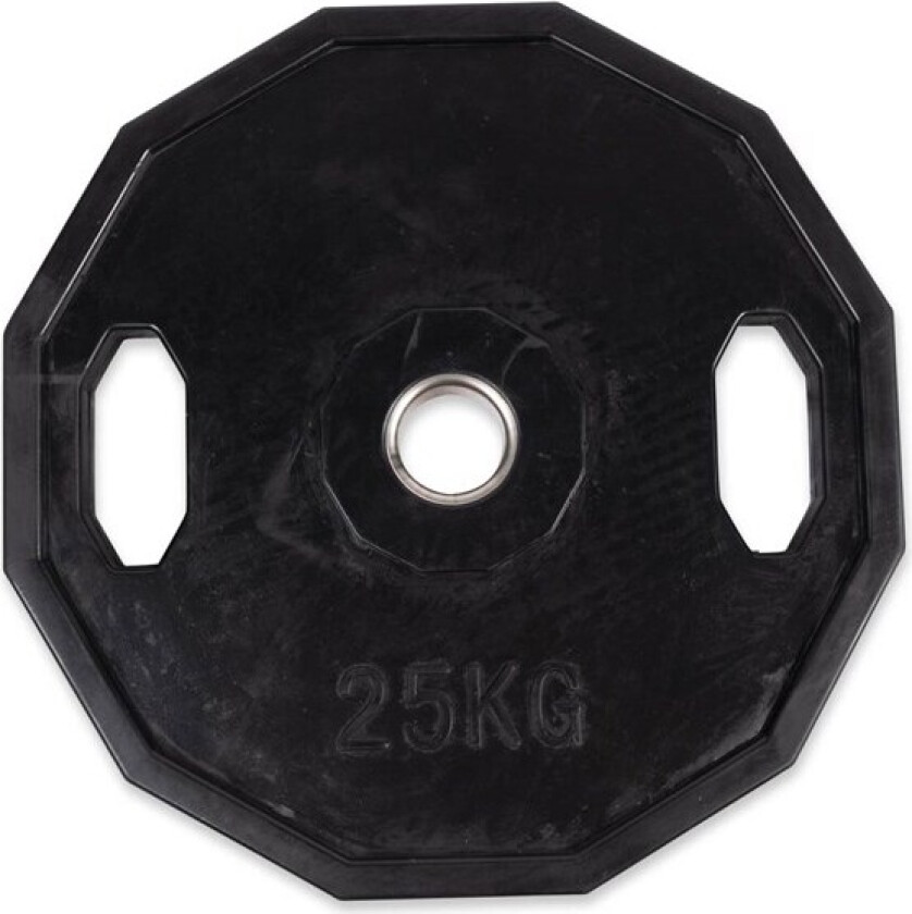 Vægtskive Sort m. Håndtag 25 KG Ø50