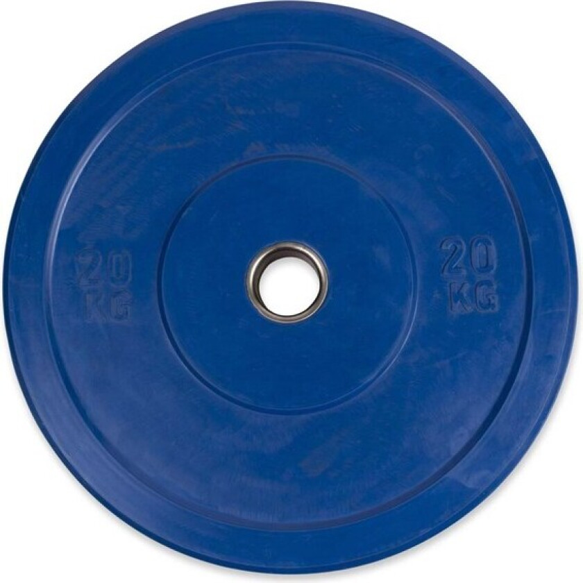 Bumperplate Blå 20 KG Ø50
