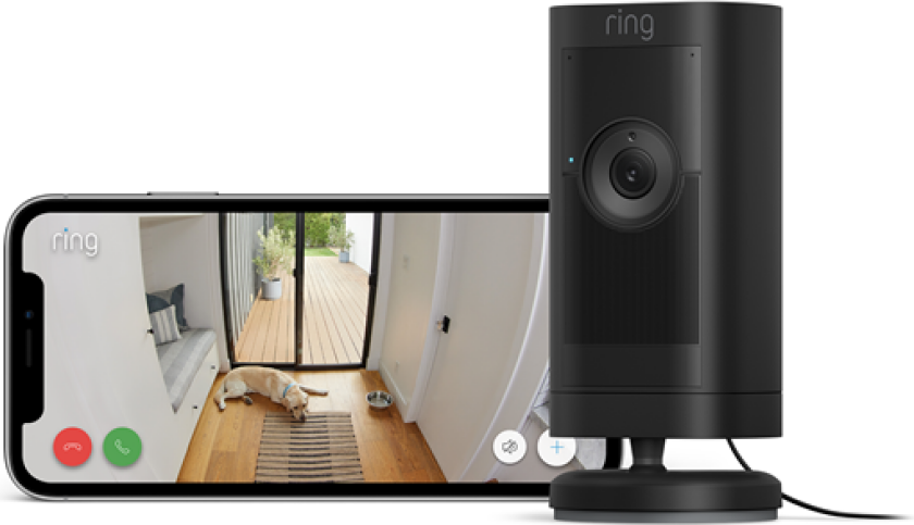 Stick Up Cam Pro Utendørs overvåkningskamera med ledning, Svart