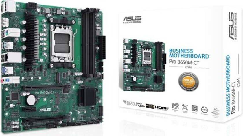 PRO B650M-CT-CSM Hovedkort - AMD B650 - AMD AM5 socket - DDR5 RAM - Micro-ATX