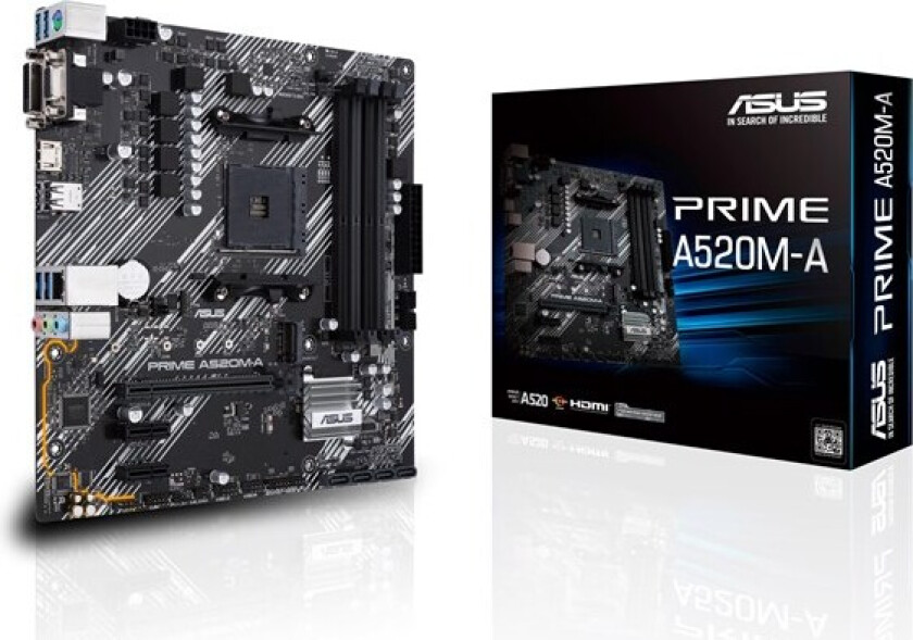 PRIME A520M-A II/CSM Hovedkort - AMD A520 - AMD AM4 socket - Micro-ATX