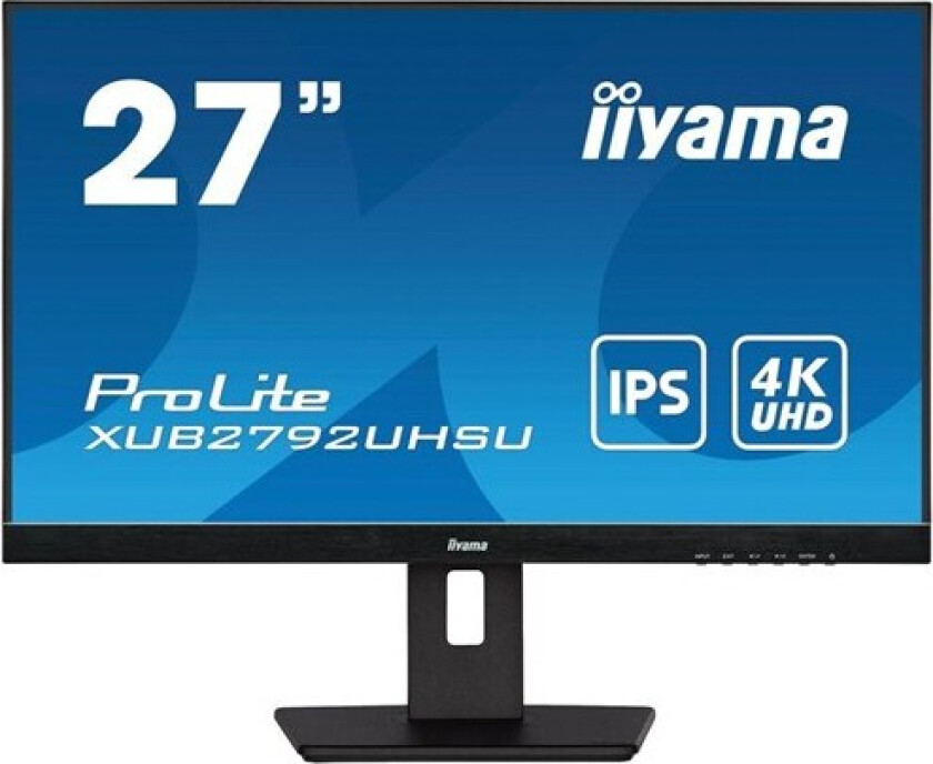 27" iiyama ProLite XUB2792UHSU-B5 - LED monitor - 4K - 27" - 4 ms - Skjerm