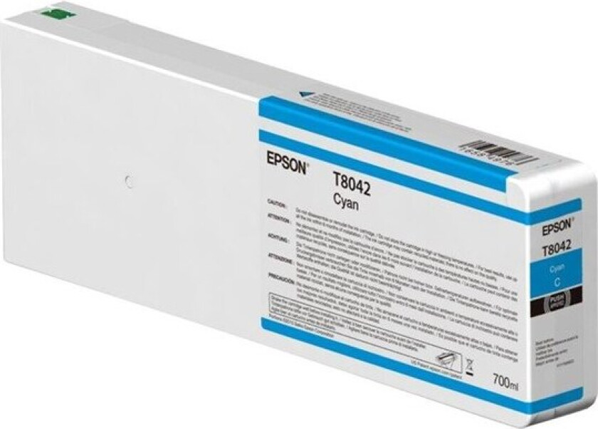 T8042 - cyan - original - ink cartridge - Blekkpatron Blå