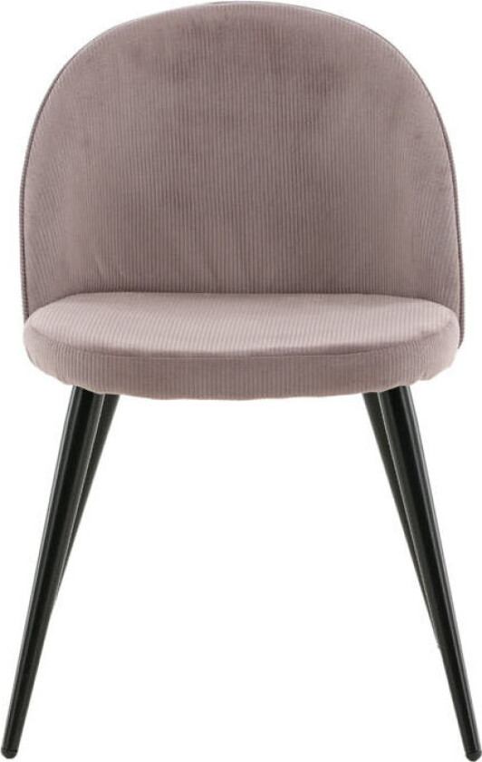 Velvet spisestuestoler fløyel rosa, svart.