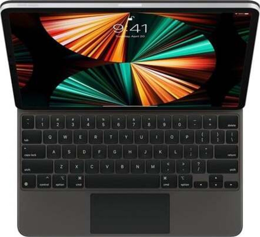 Magic Keyboard - keyboard and folio case - with trackpad - QWERTY - Icelandic - black - Tastatur & Foliosett - Islandsk - Svart