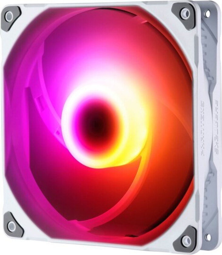 M25 140mm PWM Fan DRGB - Kabinettvifte - 140mm - Hvit med RGB-lys - 37 dBA