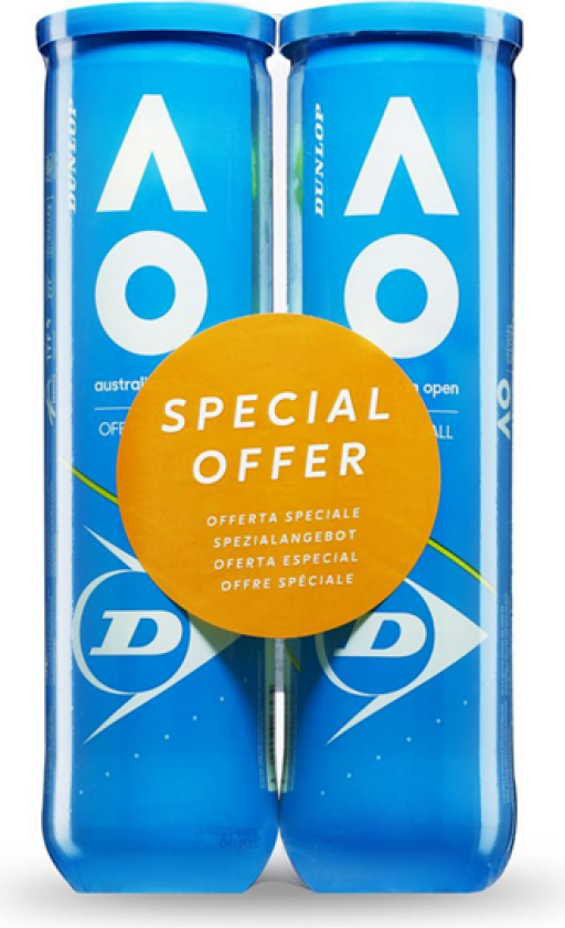 Tennisball Australian Open 2x4-pack