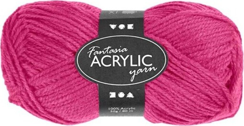 Acrylic yarn Neon - Neon Pink 50gr