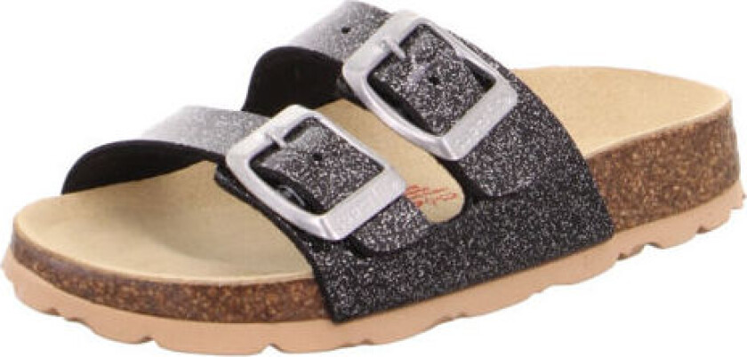 Kids' Fussbettpantoffel 28, Black Combi
