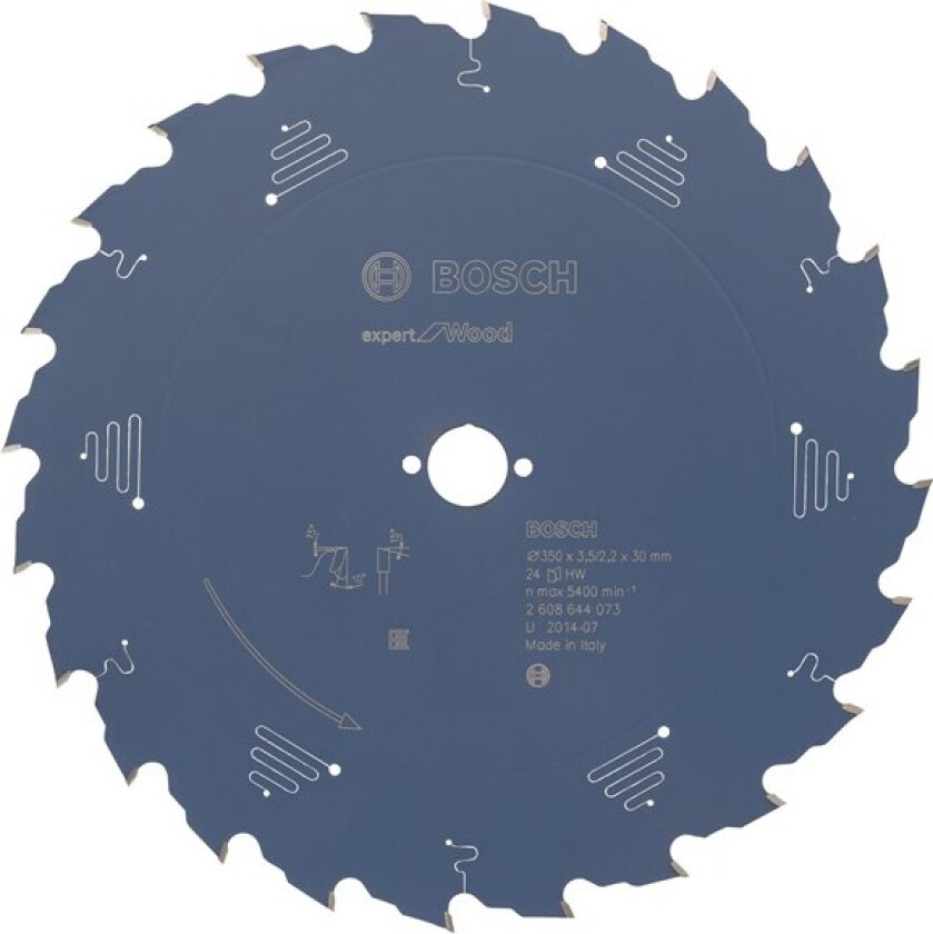 Sirkelsagblad Expert for Wood 350 x 30 x 3,5 mm, 24