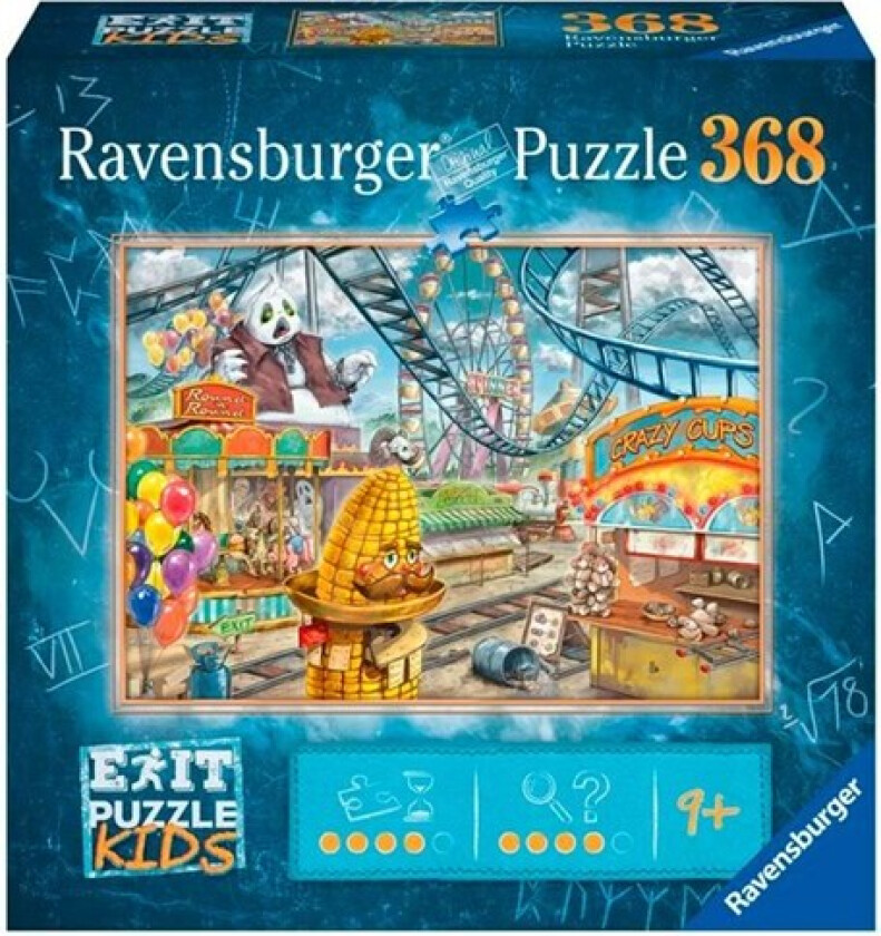 Puzzle EXIT Kids: Amusement park (368 pieces)