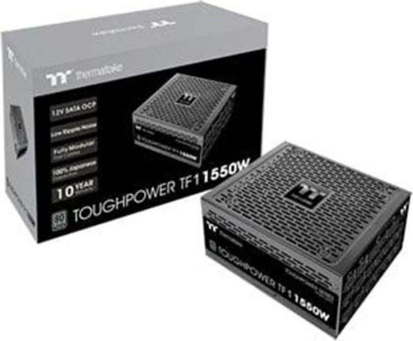 ToughPower PF1 Strømforsyning (PSU) - 1550 watt - 90 mm - 80 Plus Titanium sertifisert
