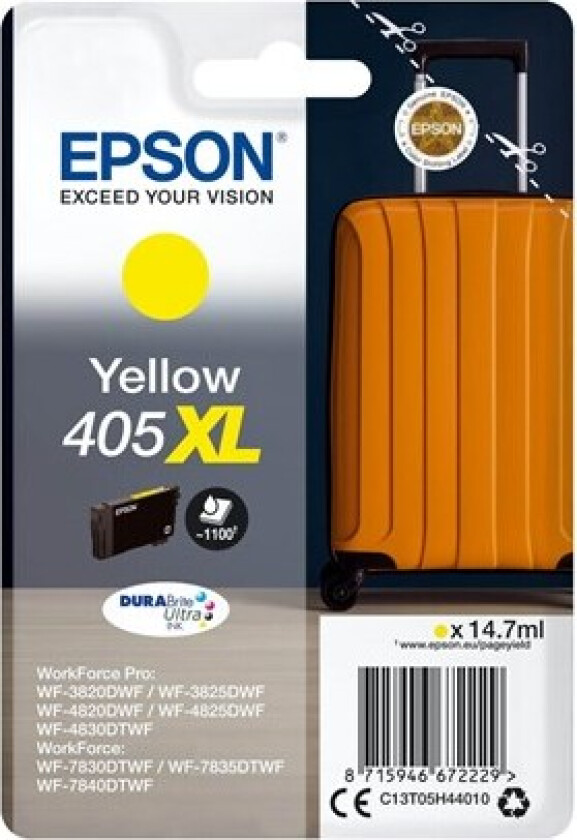 405XL - XL - yellow - original - ink cartridge - Blekkpatron Yellow