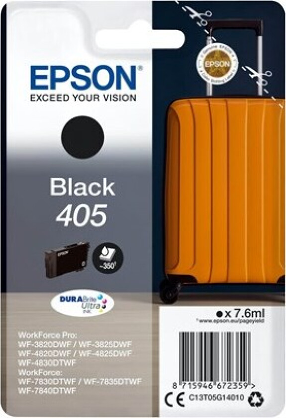 405 - black - original - ink cartridge - Blekkpatron Svart