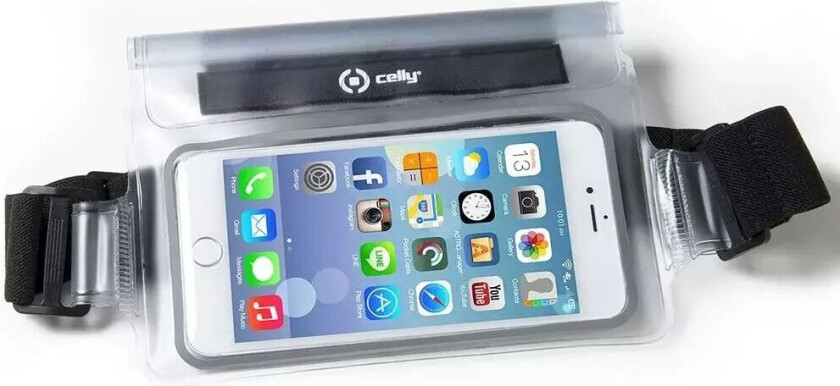 IPX8 Vanntett Splash Løpebelte til Smartphones m. Touch Screen Tilgang - Grå (Maks. Mobil: 160 x 80 x 10 mm)