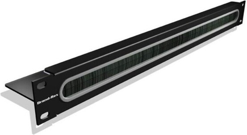 Cable management panel 1u with brush