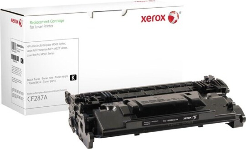 HP ENTERPRISE M506 - black - toner cartridge (alternative for: HP CF287A) - Laser toner Svart