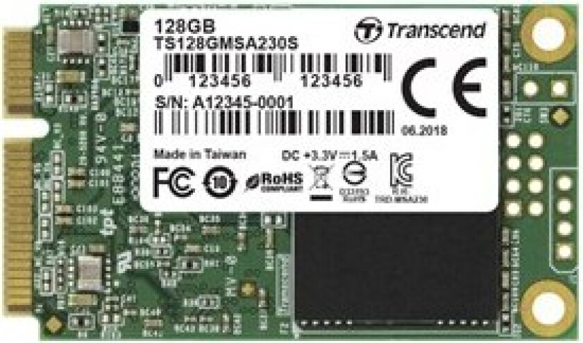 230S SSD - 128GB - SATA-600 - mSATA