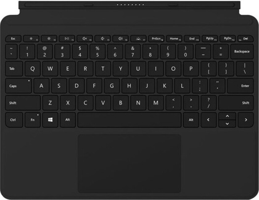 Surface Go Type Cover - keyboard - with trackpad accelerometer - German - Tastatur - Svart