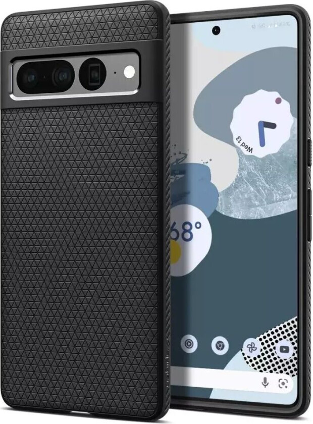 Google Pixel 7 Pro Liquid Air Deksel - Svart