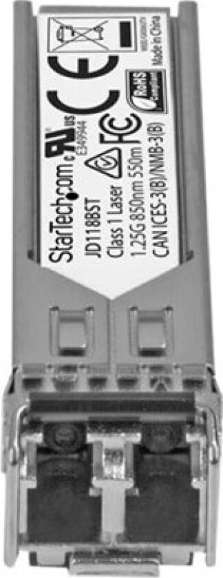 Bilde av Gigabit Fiber 1000Base-SX SFP Transceiver Module - HP JD118B Compatible - MM LC - 550m (1804 ft)