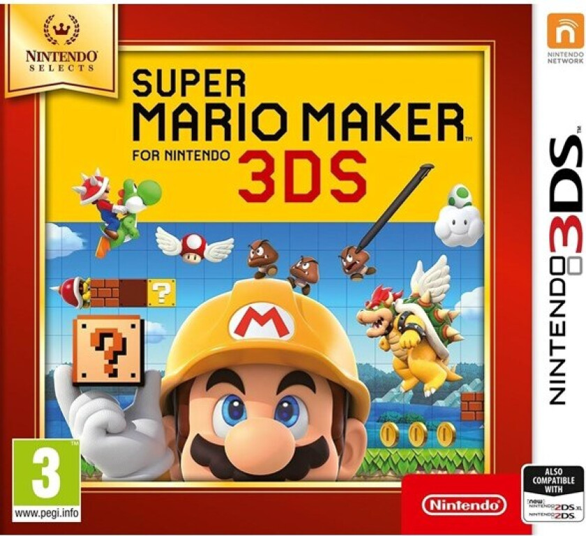 Super Mario Maker - Nintendo 3DS - Underholdning