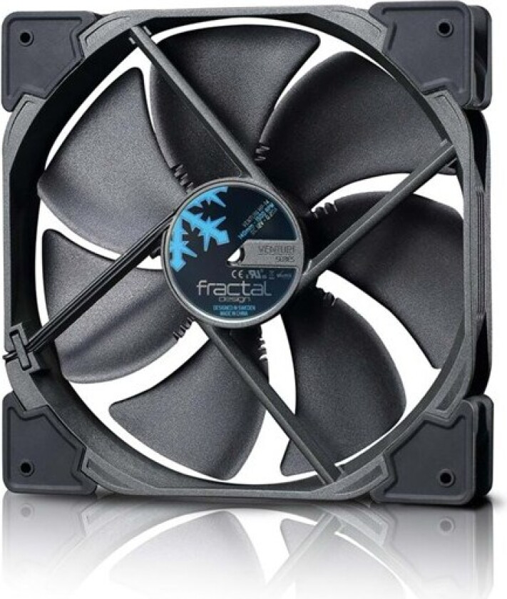 Venturi Series indsats med blæser - Kabinettvifte - 140mm - Svart - 30 dBA