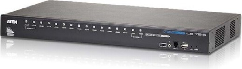16-Port USB - HDMI KVM Switch with USB Perip