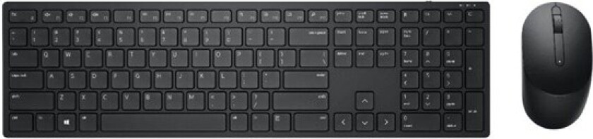 KM5221W tastatur Mus inkludert RF kabel-fri QWERTY US International Sort