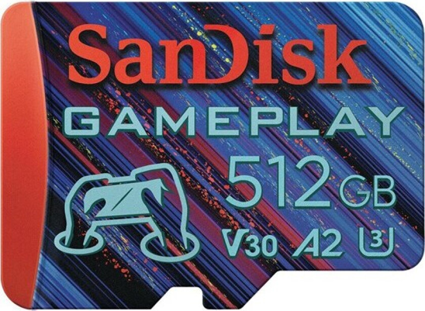 Bilde av GamePlay - Flashminnekort - 512 GB - A2 / Video Class V30 / UHS-I U3 - microSDXC UHS-I