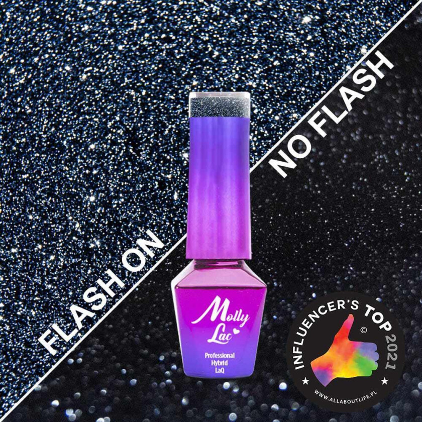 Mollylac - Gellack - Flashing Lights - Nr604 5g UV-gel/LED