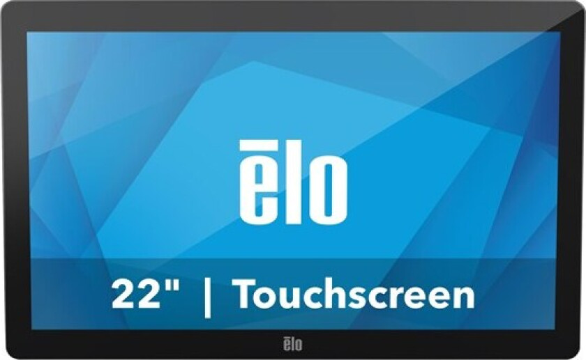 Elo 2202L - LED-skjerm - 22 (21.5 synlig) - berøringsskjerm - 1920 x 1080 Full HD (1080p) @ 60 Hz - 250 cd/m² - 1000:1 - 25 ms - HDMI, VGA - høyttalere - svart