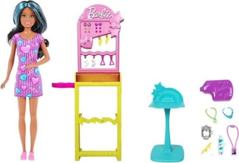 Barbie dukke Mattel Barbie Skipper Første jobb Ørehull HKD78