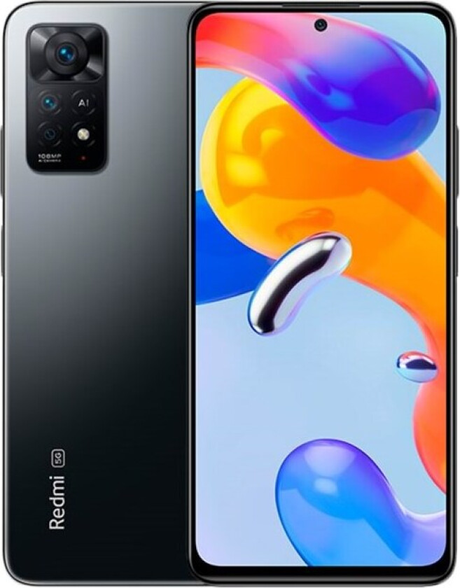 Xiaomi Redmi Note 11 Pro 5G - 5G smarttelefon - dobbelt-SIM - RAM 6 GB / Internminne 128 GB - microSD slot - OLED-display - 6.67" - 2400 x 1080 piksl