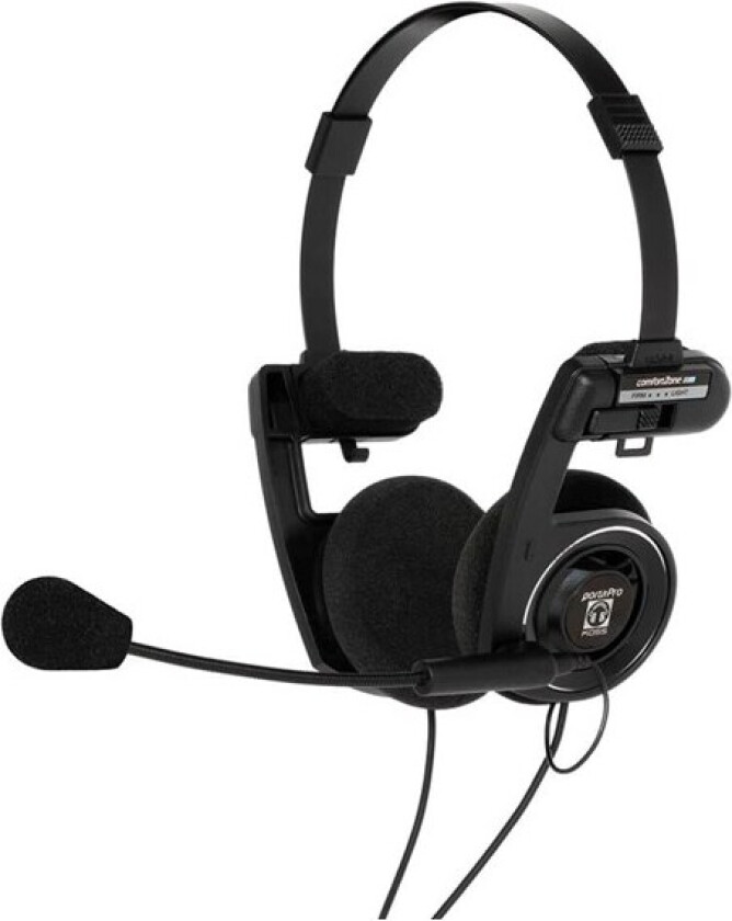 Hodetelefoner PortaPro Communication Headset On-Ear Mic Svart