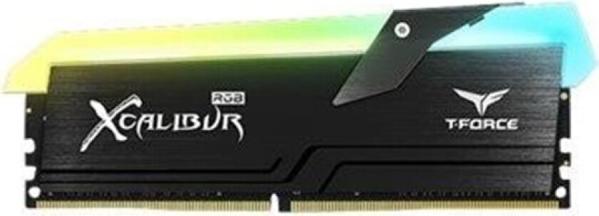 T-Force XCALIBUR RGB - General Edition - DDR4 - sett - 16 GB: 2 x 8 GB - DIMM 288-pin - 3600 MHz / PC4-28800 - CL18 - 1.35 V - ikke-bufret - ikke-ECC