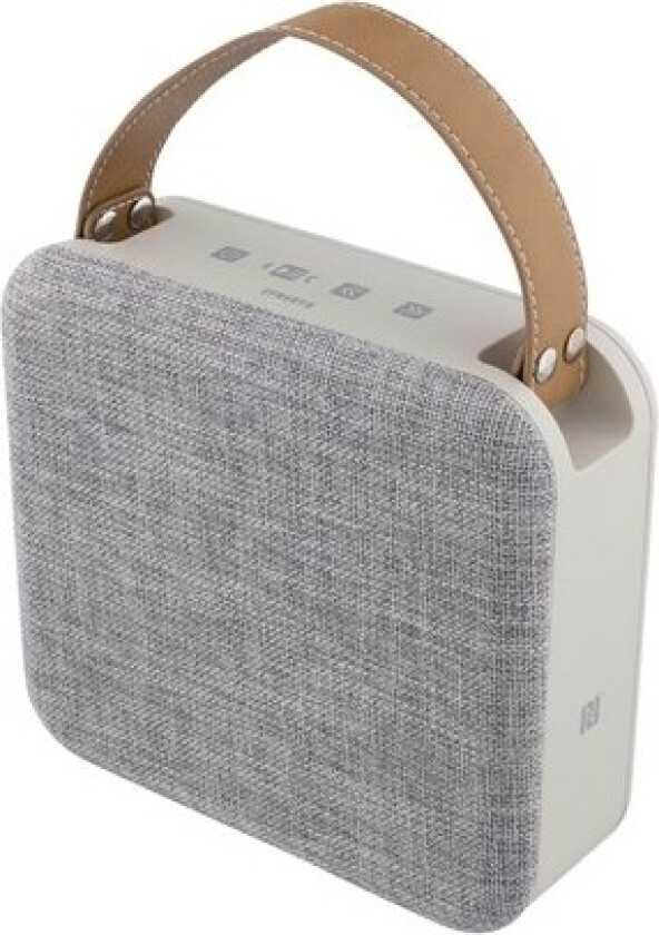 Kolonėlė STREETZ Bluetooth, NFC, 15W, IPX5, balta/pilka / CM761