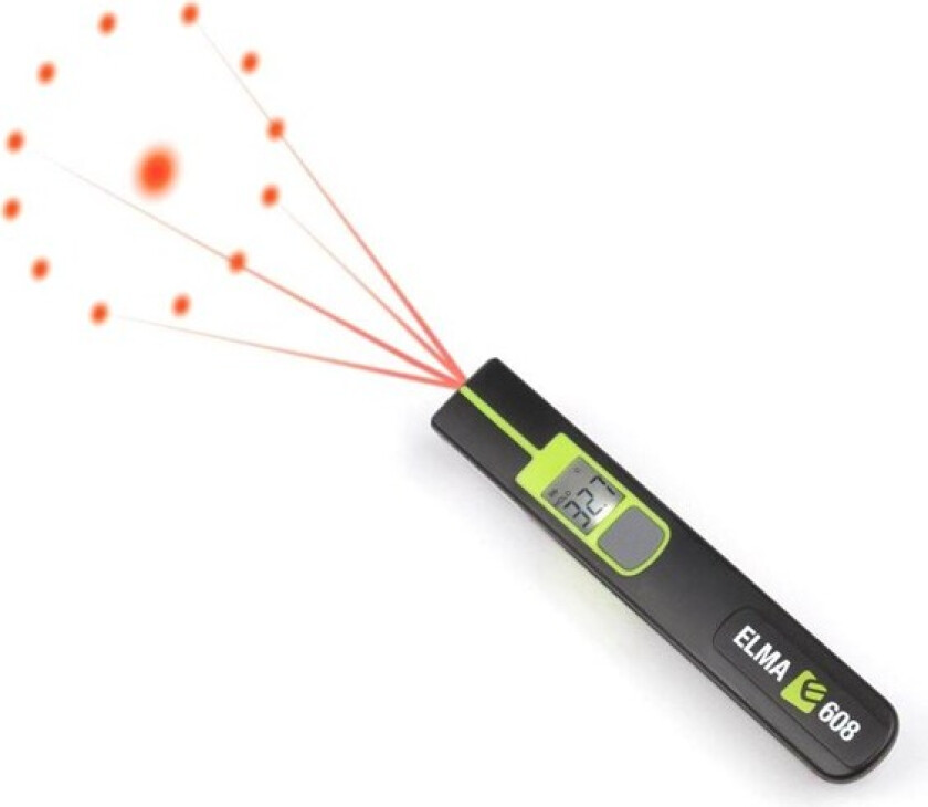 ELMA 608 infrarødt mini-termometer i penformat