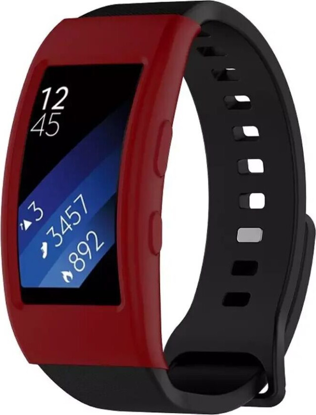 Bilde av Samsung Gear Fit2 Pro Silikon Deksel - Smartklokke - Rød