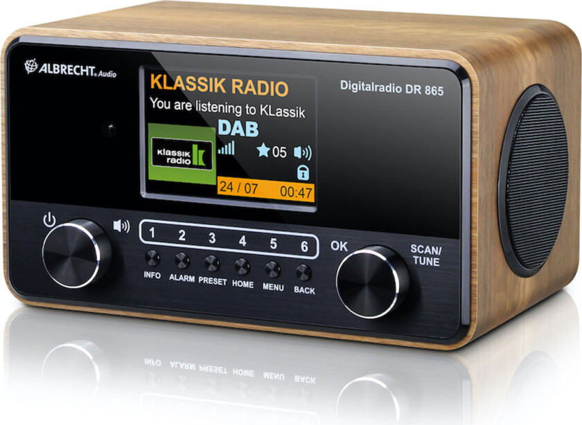 DR 865 senior radio med stor