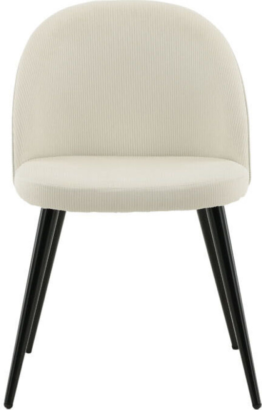 Velvet spisestuestoler fløyel beige, svart.