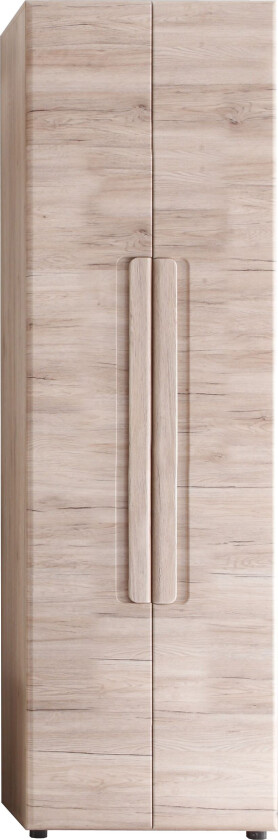 Margit garderobeskap 2 dører, eik lys dekor.