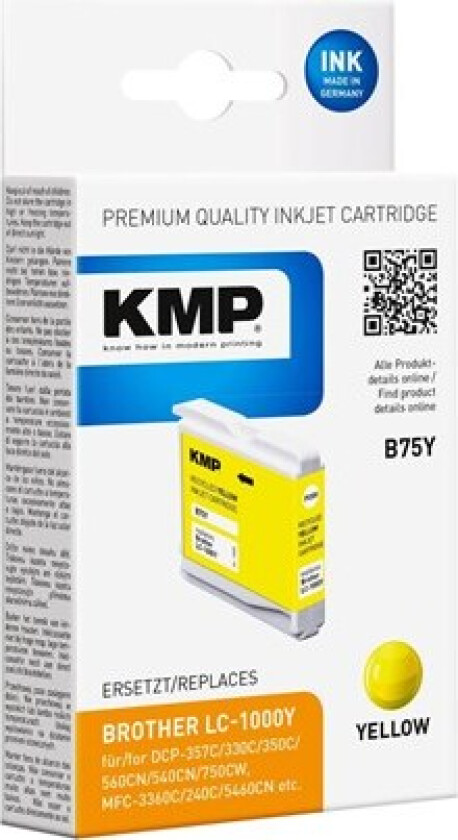 B75Y - yellow - compatible - ink cartridge - Blekkpatron Yellow